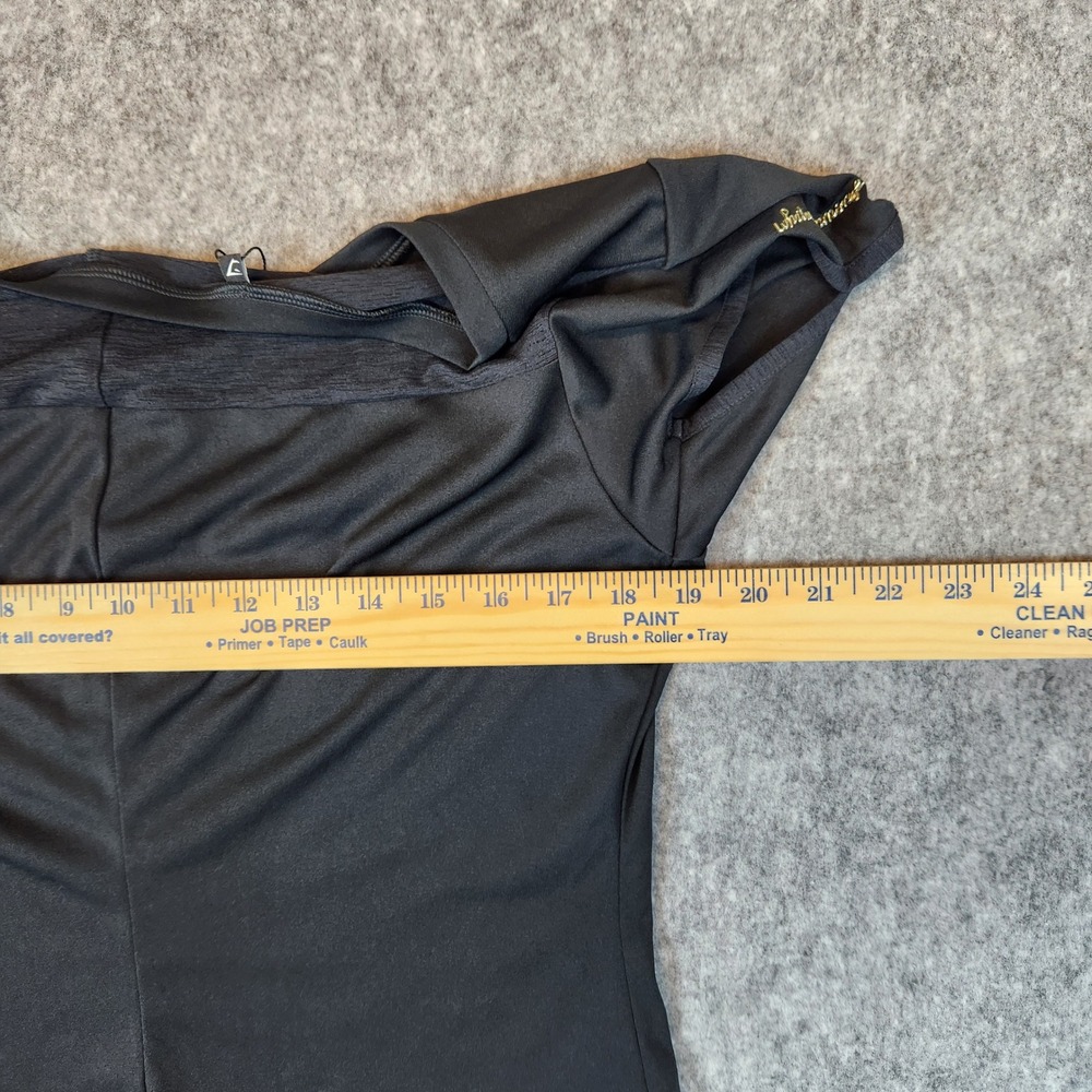 NWT Gymshark Whitney Longline Tee Women M‎ Black Mesh Workout Athletic Shirt - Picture 11 of 11
